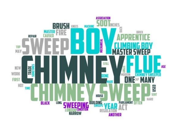 Chimney Sweep Typography Print: A Hand-Drawn Word Cloud That Fits Real Creative Workflows
