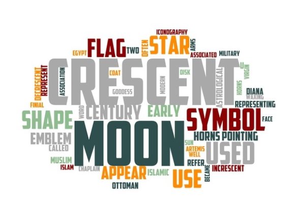 Crescent Typography Tumbler: A Vibrant Wordcloud Design for Real-World Creativity