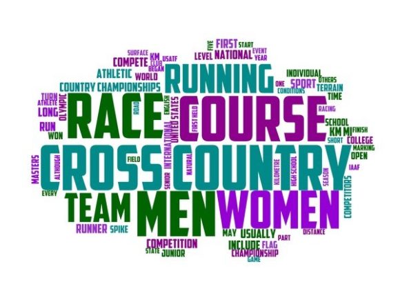 Cross-Country-Running-Typography-Skinny: Where Athletic Energy Meets Expressive Design