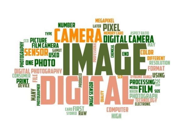 Digital Photography Typography Tie Dye