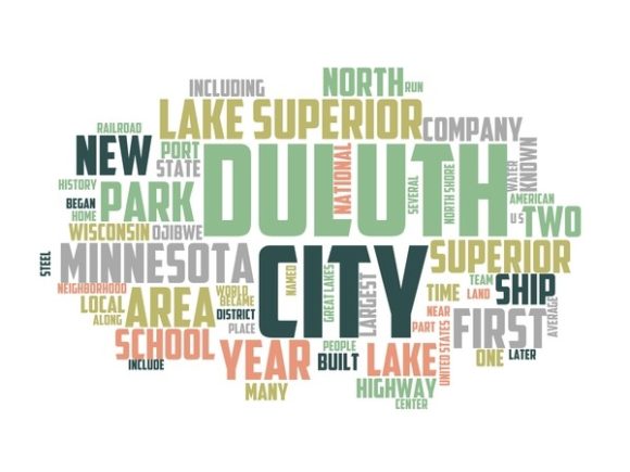 Duluth Typography Tumbler