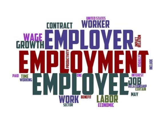 Employment Typography Sticker