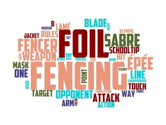 Fencing Typography Book Cover