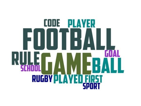 Football Typography Skinny Tumbler