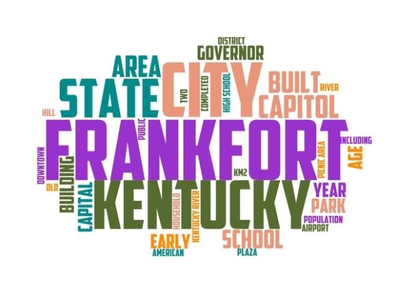 Frankfort Typography Tshirt: A Hand-Drawn Wordcloud That Works Harder Than You Think