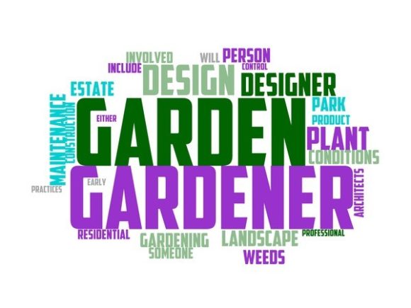 Gardener Typography Tie Dye