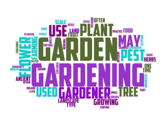 Gardening Typography Tumbler: A Vibrant Word Cloud for Creative Expression & Everyday Inspiration