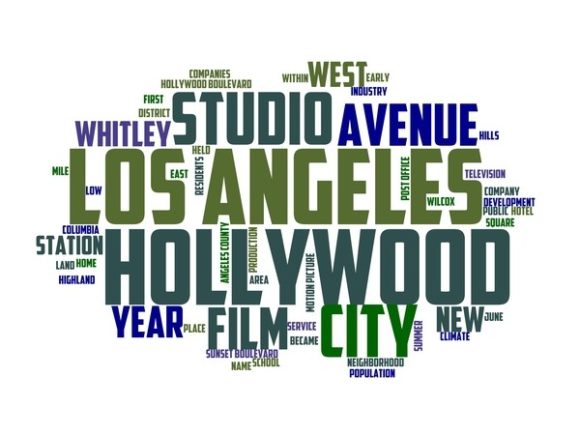 Hollywood Typography Tumbler