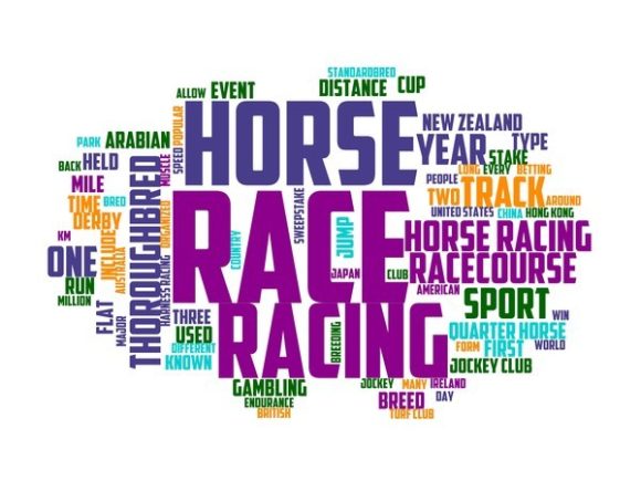 Horse Racing Typography Skinny Tumbler: A Stylish and Versatile Design for Creative Projects